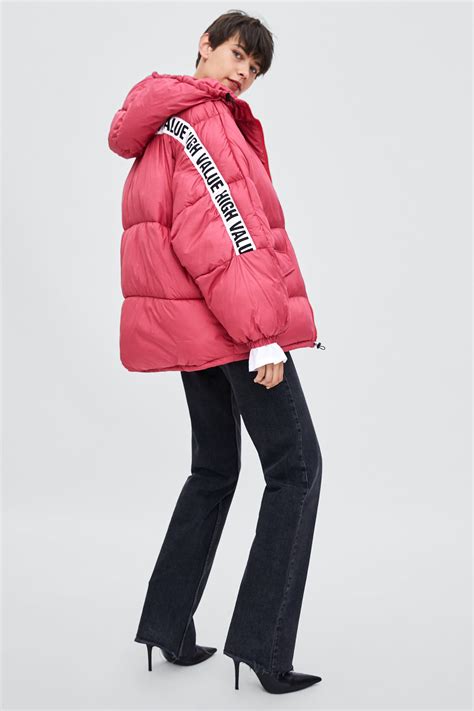 zara oversized puffer jacket.